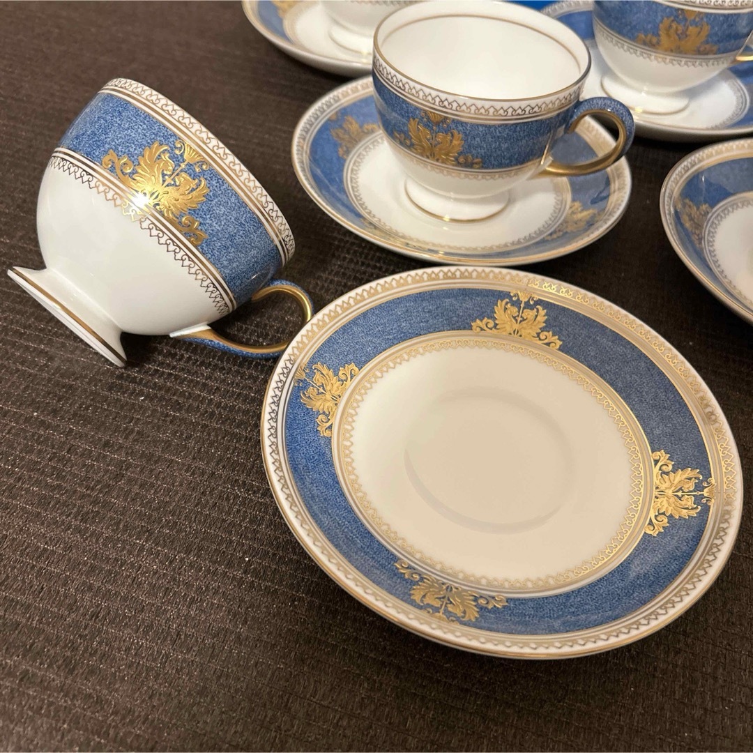 WEDGWOOD(ウェッジウッド)のウェッジウッド　コロンビア　パウダーブルー　リー　カップ&ソーサー　新品未使用 インテリア/住まい/日用品のキッチン/食器(グラス/カップ)の商品写真