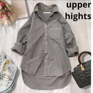 upper hights - 美品♡upper hights　アッパーハイツ　ミリタリーシャツ