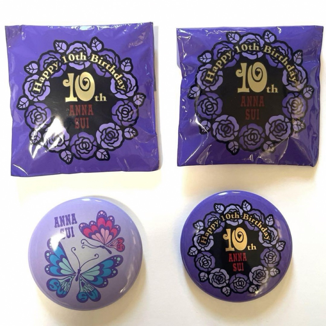 ANNA SUI(アナスイ)のアナスイ　缶バッジ エンタメ/ホビーのアニメグッズ(バッジ/ピンバッジ)の商品写真