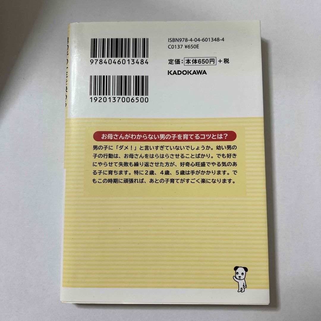 男の子の一生を決める０歳から６歳までの育て方 エンタメ/ホビーの本(その他)の商品写真