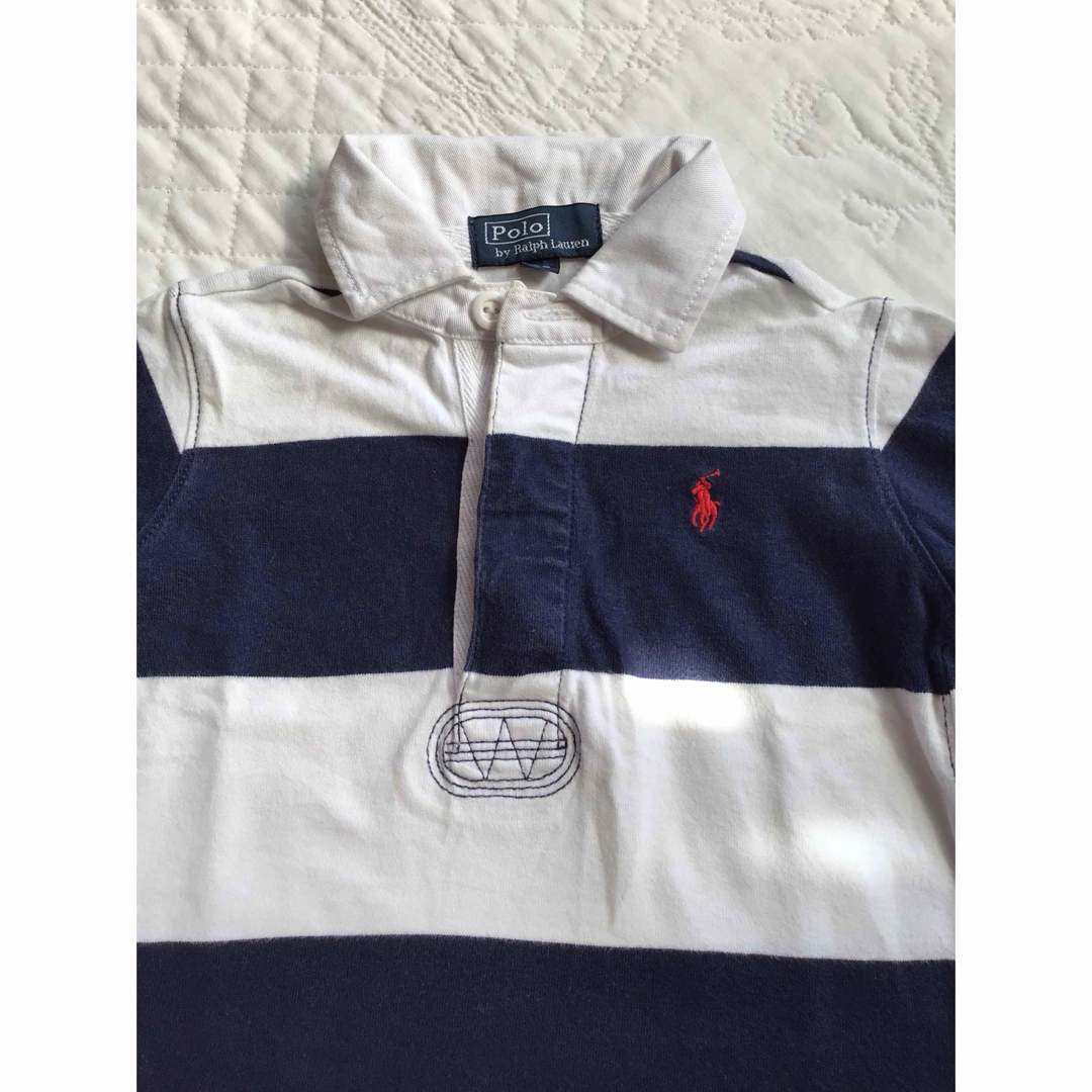 POLO RALPH LAUREN(ポロラルフローレン)の☆POLO ラルフローレン ラガーシャツ☆サイズ80 キッズ/ベビー/マタニティのベビー服(~85cm)(シャツ/カットソー)の商品写真