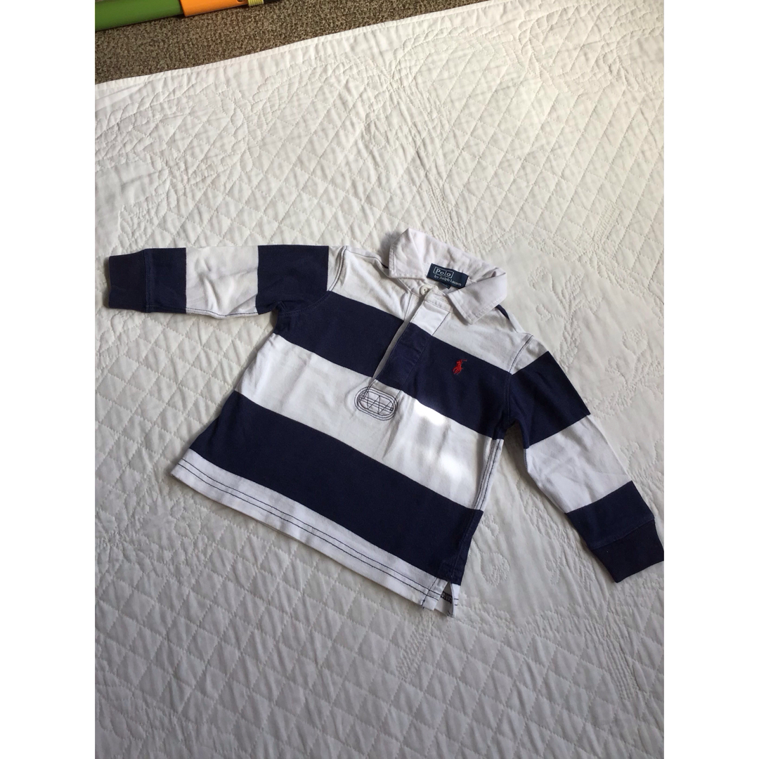 POLO RALPH LAUREN(ポロラルフローレン)の☆POLO ラルフローレン ラガーシャツ☆サイズ80 キッズ/ベビー/マタニティのベビー服(~85cm)(シャツ/カットソー)の商品写真