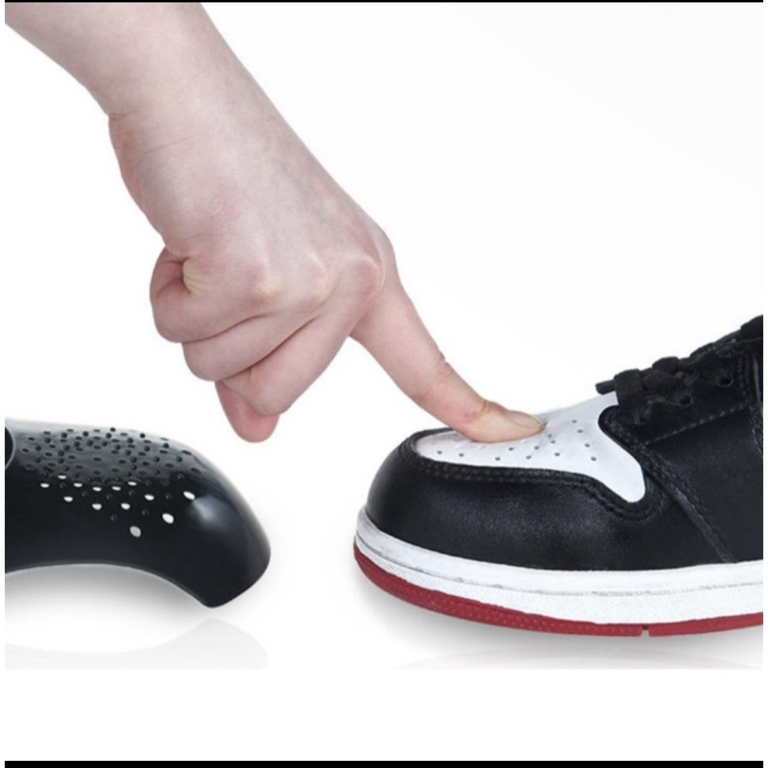 シューズガード スニーカー シワ 型崩れ 履きジワ　防止 シューキーパー 黒  メンズの靴/シューズ(スニーカー)の商品写真