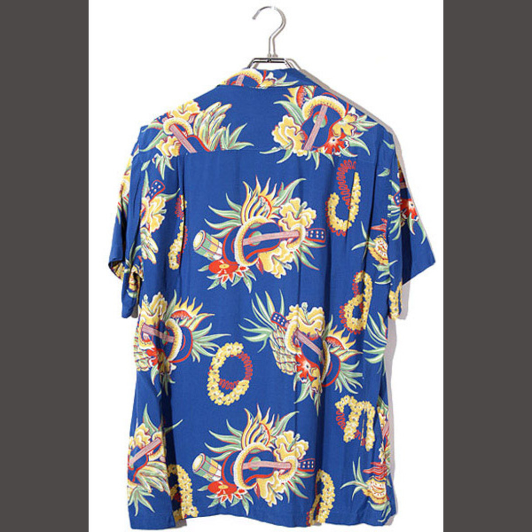 WACKO MARIA(ワコマリア)のワコマリア SIZE:L JAMAICA FLOWER アロハシャツ ブルー メンズのトップス(シャツ)の商品写真