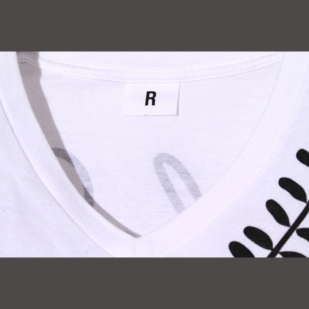 ROTTWEILER(ロットワイラー)のロットワイラー Vネック プリント 半袖Tシャツ M ホワイト メンズのトップス(Tシャツ/カットソー(半袖/袖なし))の商品写真