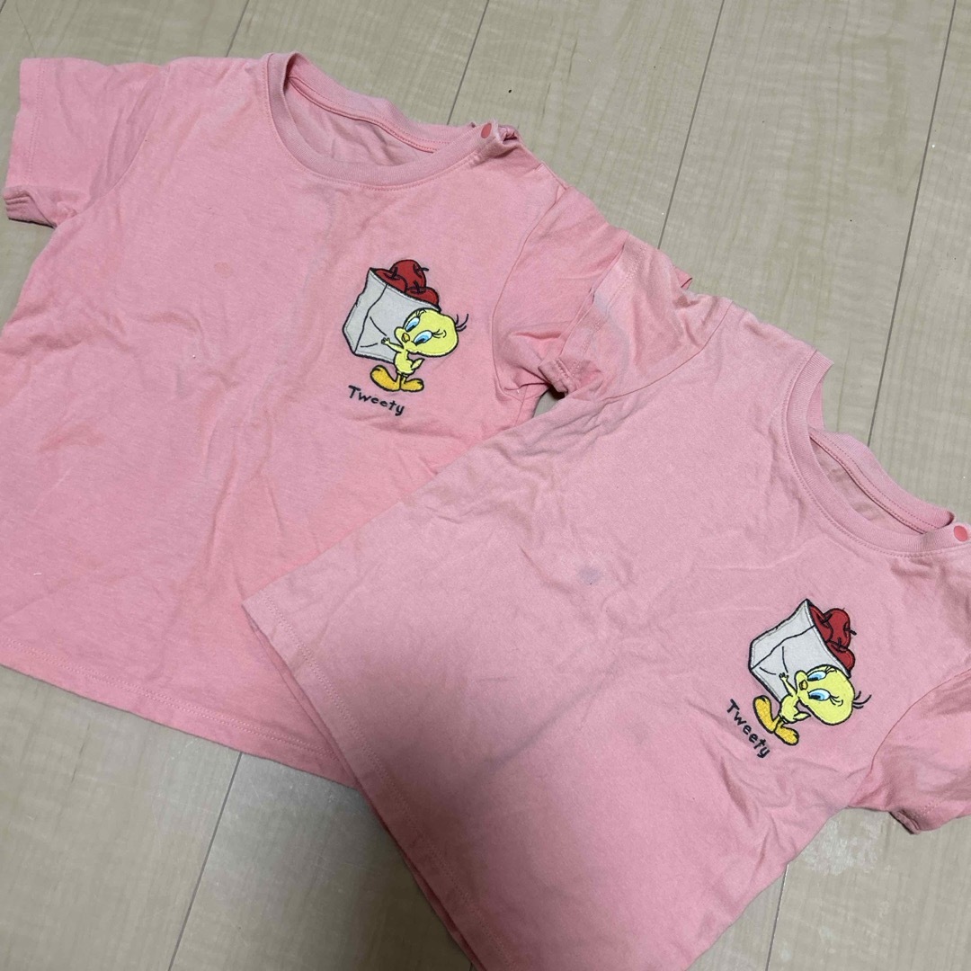 UNIQLO(ユニクロ)のTシャツ キッズ/ベビー/マタニティのキッズ服女の子用(90cm~)(Tシャツ/カットソー)の商品写真