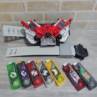 ※現状品※　仮面ライダーW　DXダブルドライバー＆ガイアメモリ(キャラクターグッズ)