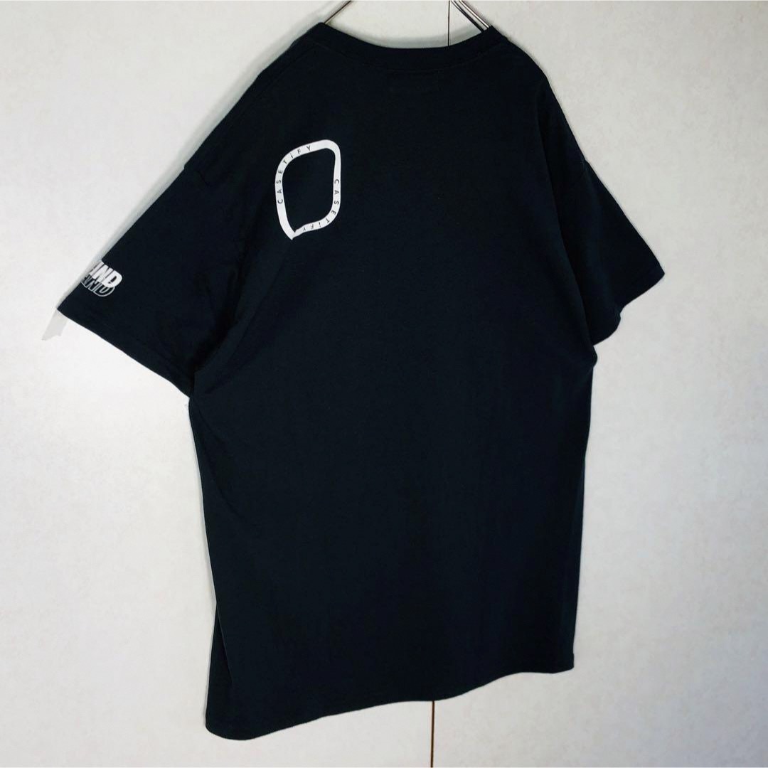 WIND AND SEA(ウィンダンシー)の【人気デザイン】ウィンダンシー ワンポインロゴ ホログラムゴロ Tシャツ 黒 メンズのトップス(Tシャツ/カットソー(半袖/袖なし))の商品写真