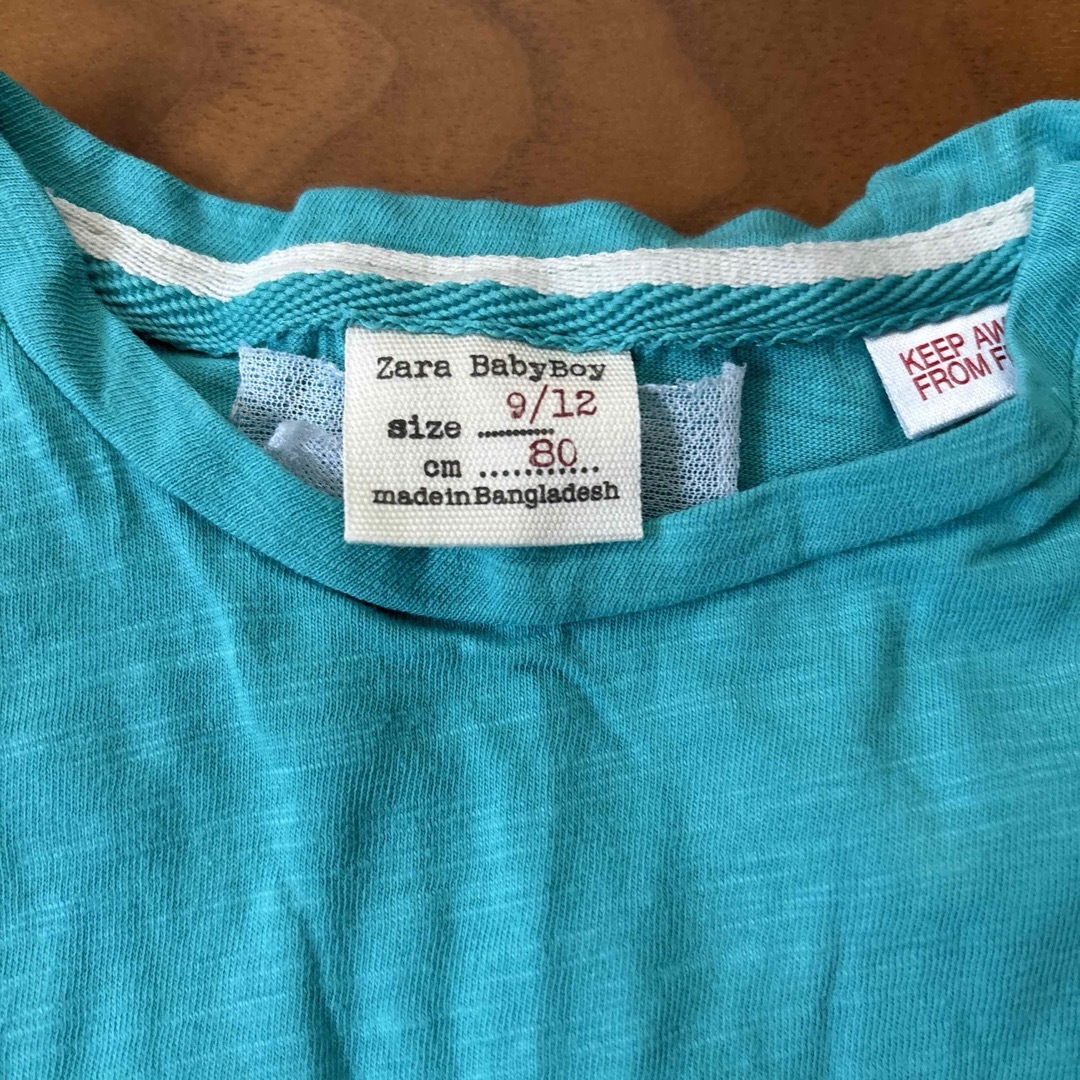 ZARA(ザラ)のZARA baby boy Tシャツ　2枚セット キッズ/ベビー/マタニティのベビー服(~85cm)(Ｔシャツ)の商品写真