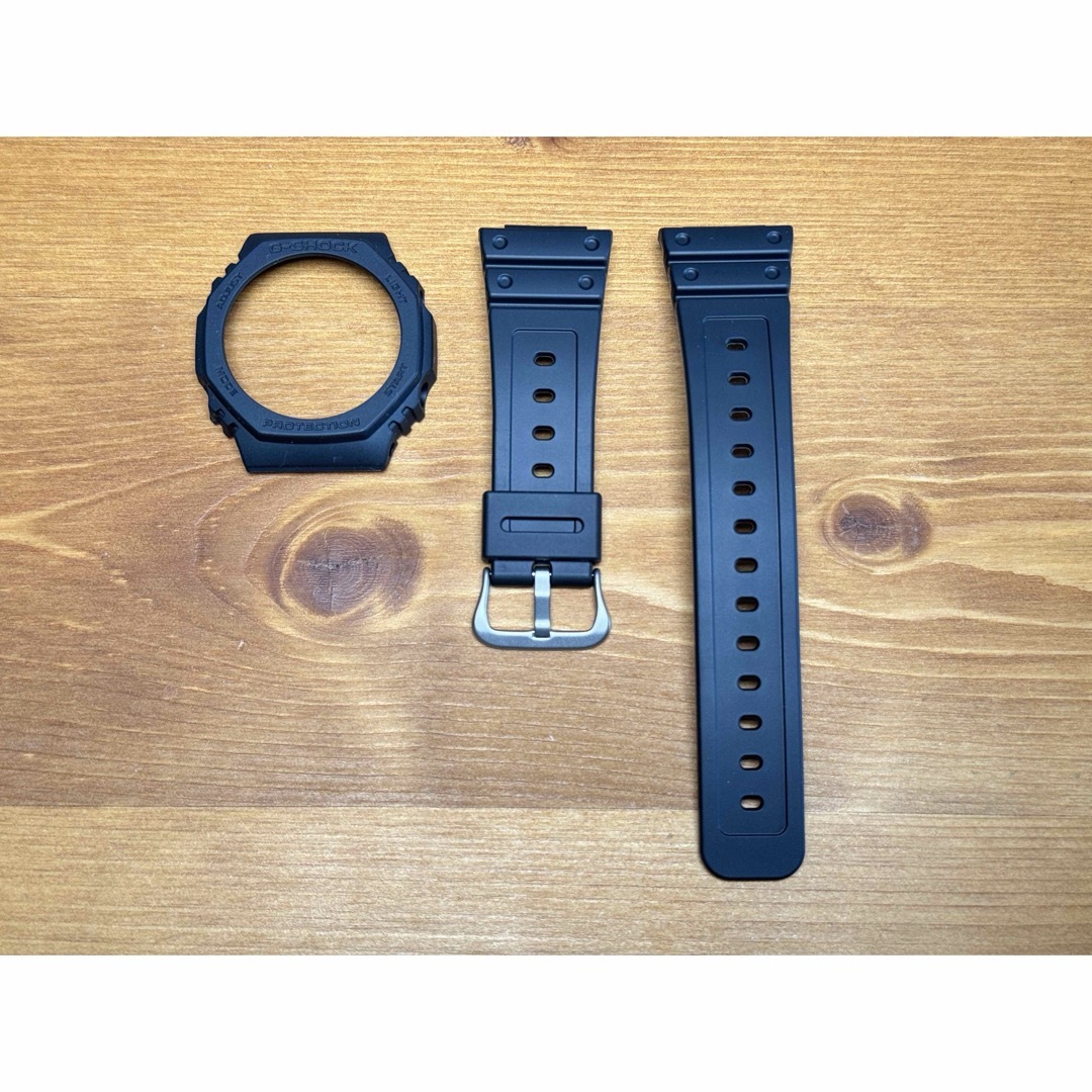 新品未使用 G-SHOCK GA-2100 純正ベゼル ベルト バンド ブラック メンズの時計(ラバーベルト)の商品写真