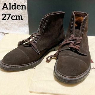 オールデン(Alden)の美品 オールデン チャッカブーツ スエード 27cm 9-1/2 4083 革靴(ブーツ)