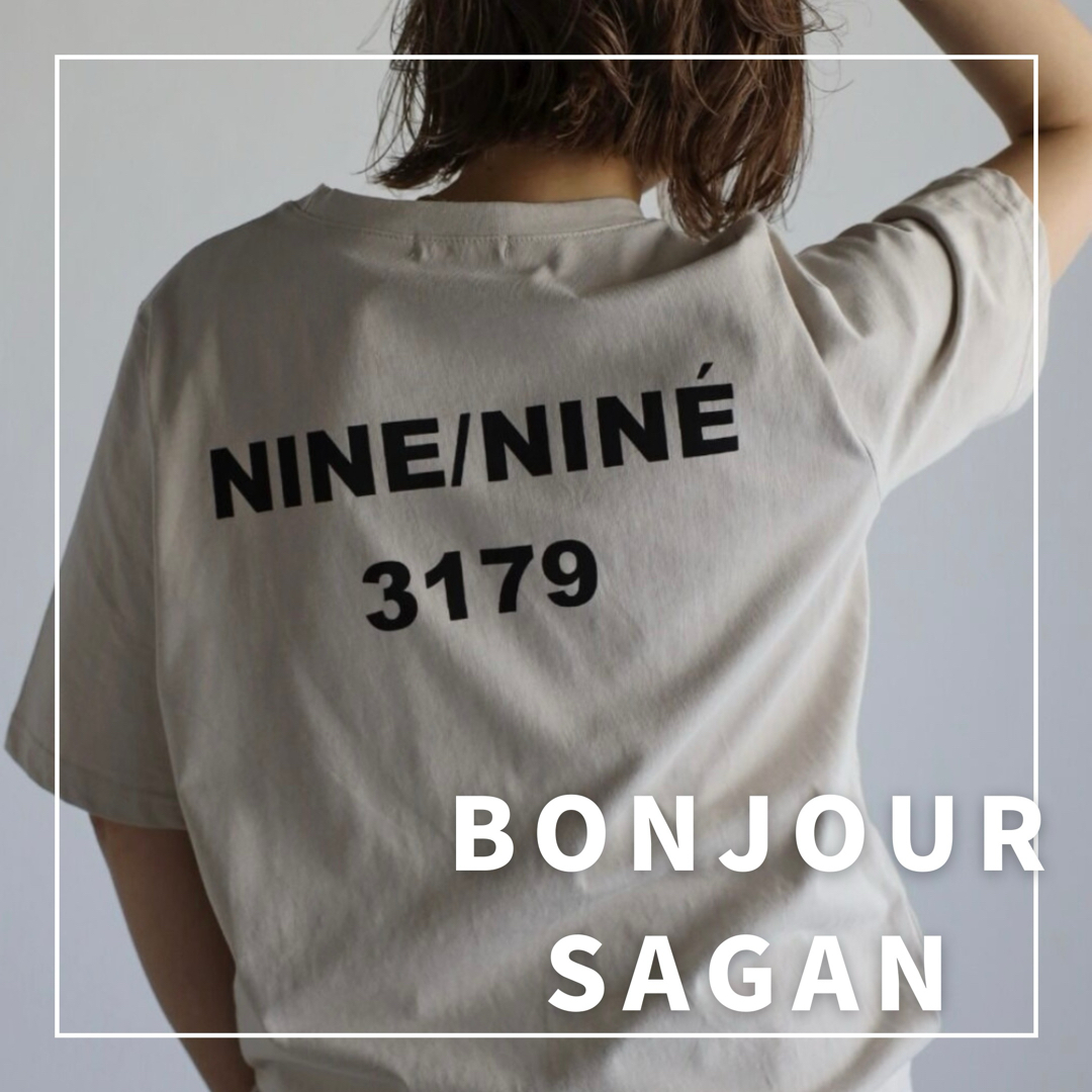 BONJOUR SAGAN(ボンジュールサガン)の"新品・タグ付"バックナンバープリントT/BONJOUR SAGAN レディースのトップス(Tシャツ(半袖/袖なし))の商品写真