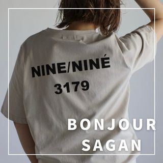 ボンジュールサガン(BONJOUR SAGAN)の"新品・タグ付"バックナンバープリントT/BONJOUR SAGAN(Tシャツ(半袖/袖なし))