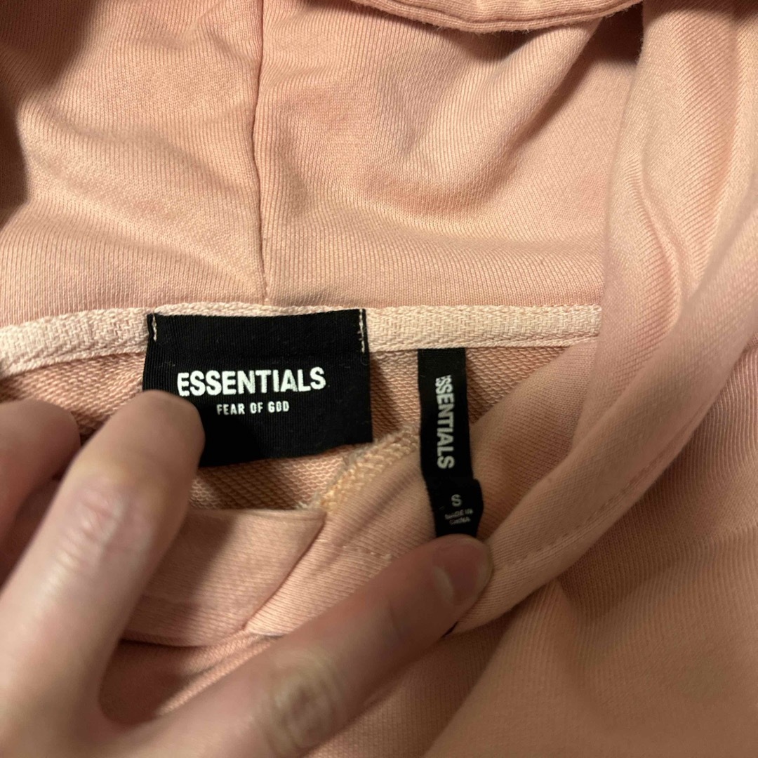 Essential(エッセンシャル)のessentials エッセンシャル　リフレクターパーカー　ピンク メンズのトップス(パーカー)の商品写真