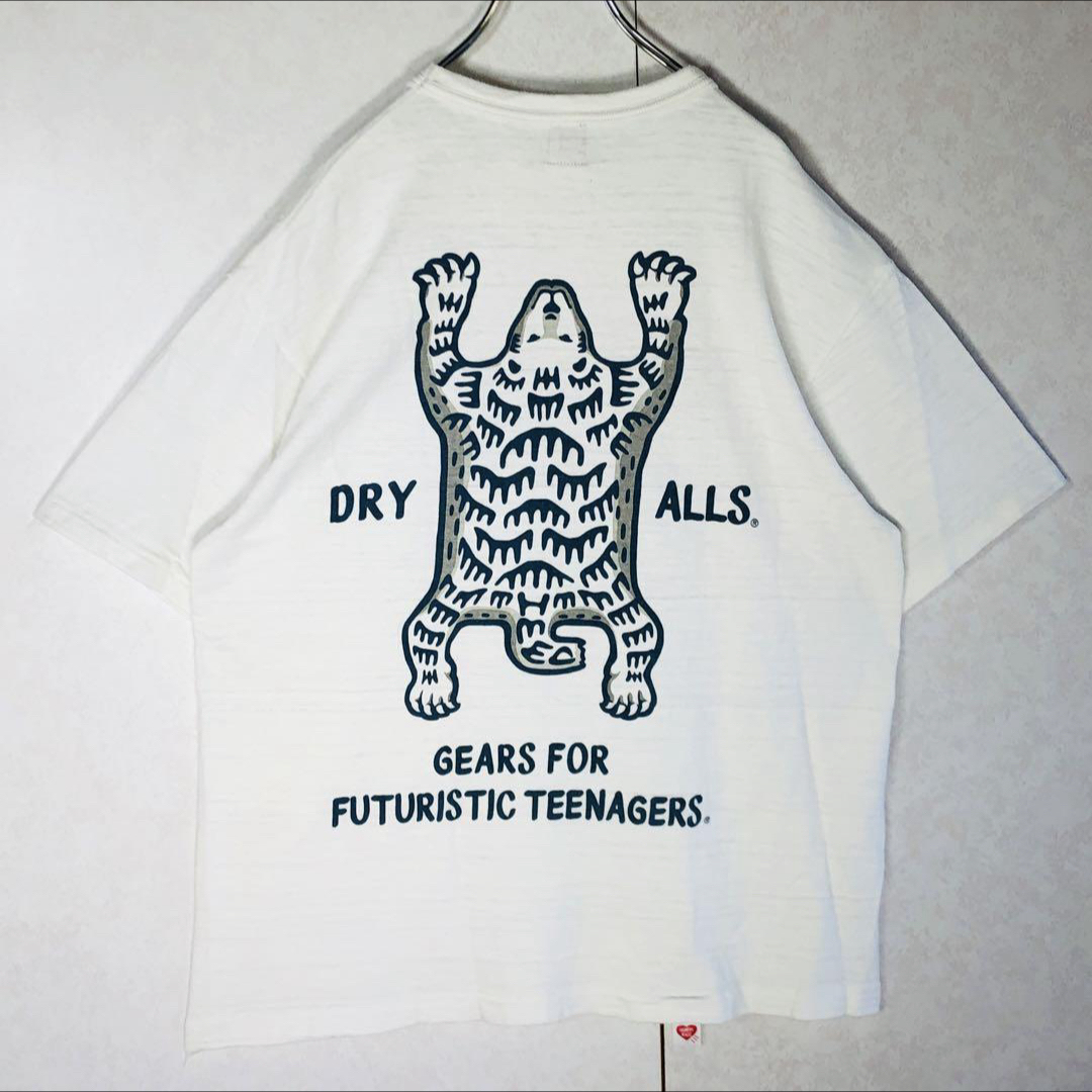 HUMAN MADE(ヒューマンメイド)の【美品】ヒューマンメイド シロクマTシャツ デカロゴ XLサイズ ゆるだぼ メンズのトップス(Tシャツ/カットソー(半袖/袖なし))の商品写真