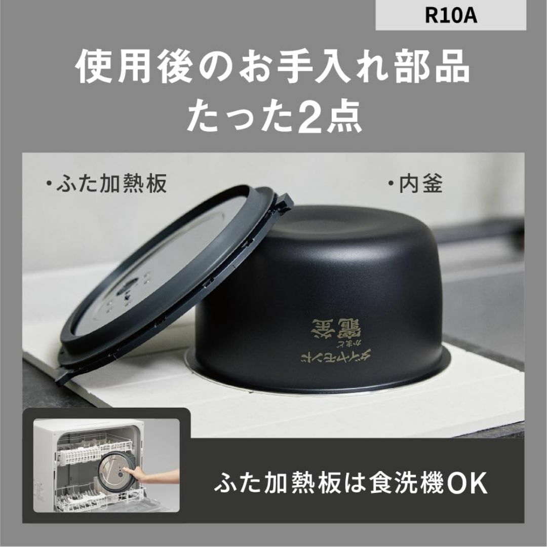 パナソニック 炊飯器 5合 圧力IH 新生活 一人暮らし コンパクトサイズ ふた スマホ/家電/カメラの生活家電(その他)の商品写真