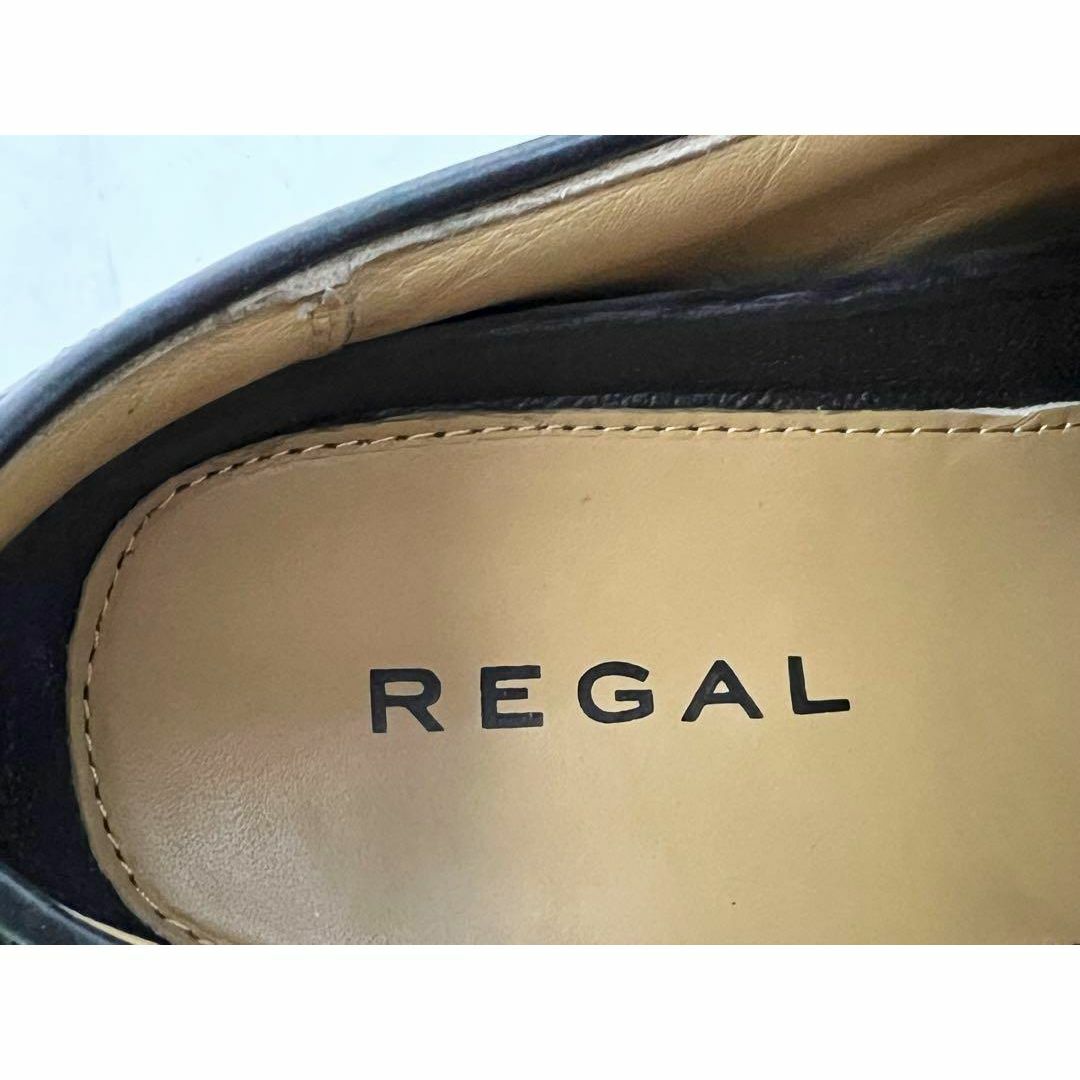 REGAL(リーガル)の美品 REGAL 23.5 レザーUチップシューズ ビジネス ドレス 本革 革靴 メンズの靴/シューズ(ドレス/ビジネス)の商品写真