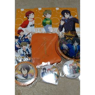 バンダイナムコエンターテインメント(BANDAI NAMCO Entertainment)の美品　DRAMATICSTARS　グッズ　セット　缶バッジ　ポーチ　SideM(バッジ/ピンバッジ)