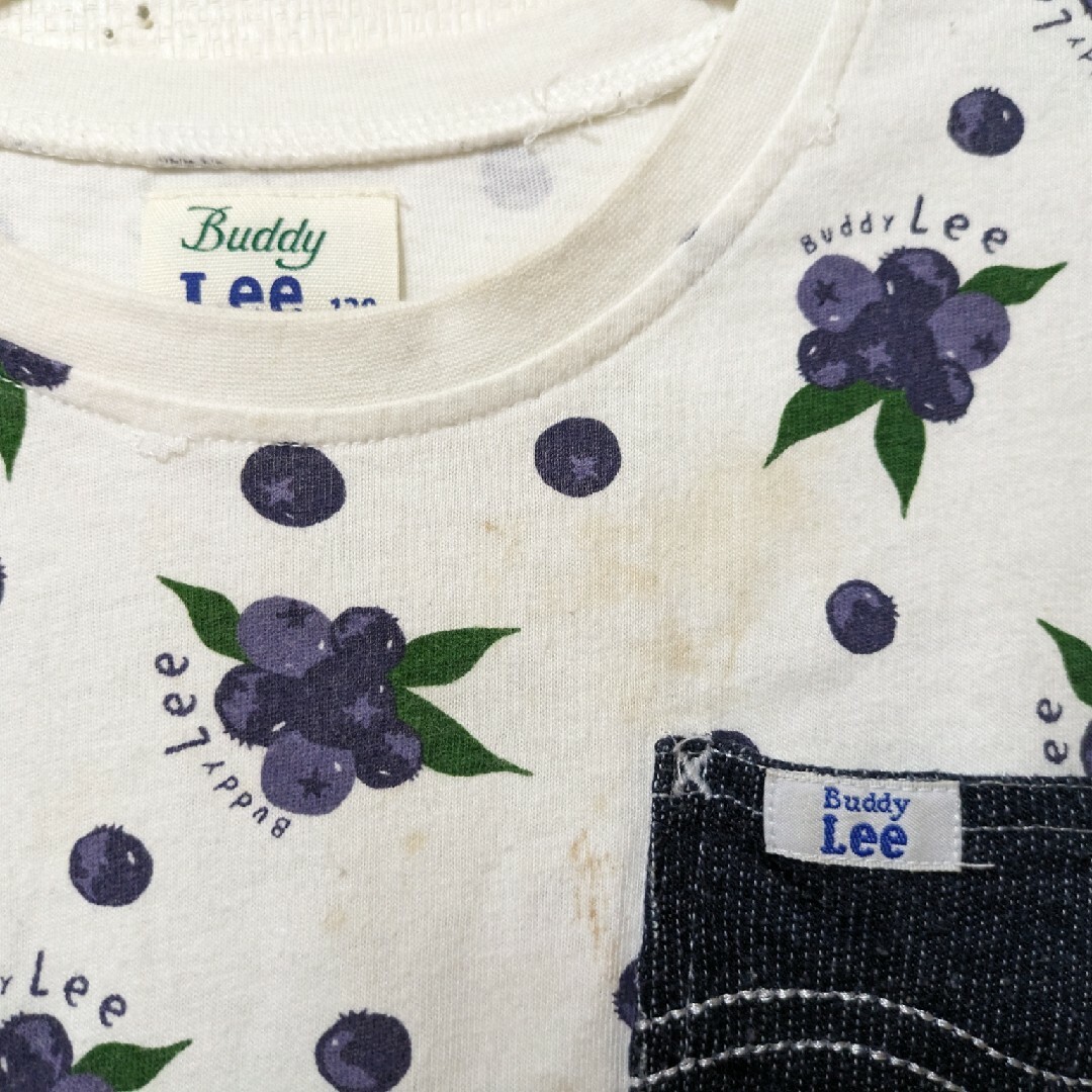 Buddy Lee(バディーリー)のBuddy Lee　半袖　Tシャツ　綿100%　120センチ キッズ/ベビー/マタニティのキッズ服女の子用(90cm~)(Tシャツ/カットソー)の商品写真