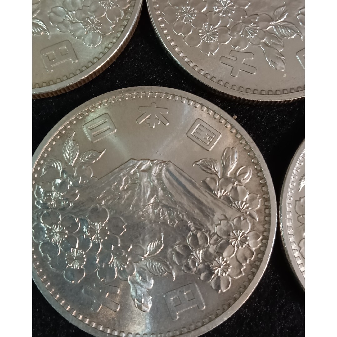 銀貨　東京オリンピック1.000円銀貨　silver925　汚れ少なく綺麗 ６枚 エンタメ/ホビーの美術品/アンティーク(金属工芸)の商品写真