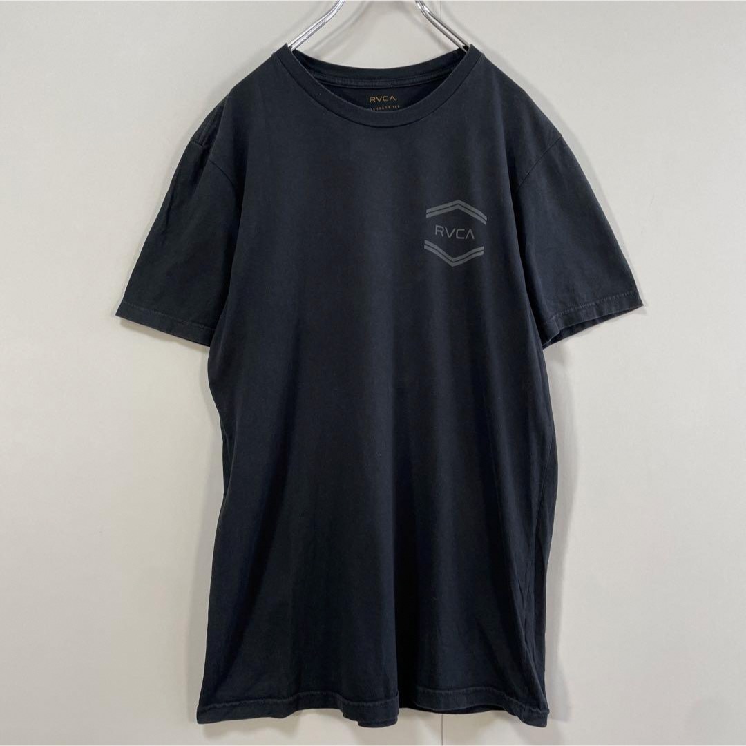 RVCA(ルーカ)の【メキシコ製、背面バックプリント】RVCAルーカ古着ビックロゴTシャツ黒sk8 メンズのトップス(Tシャツ/カットソー(半袖/袖なし))の商品写真