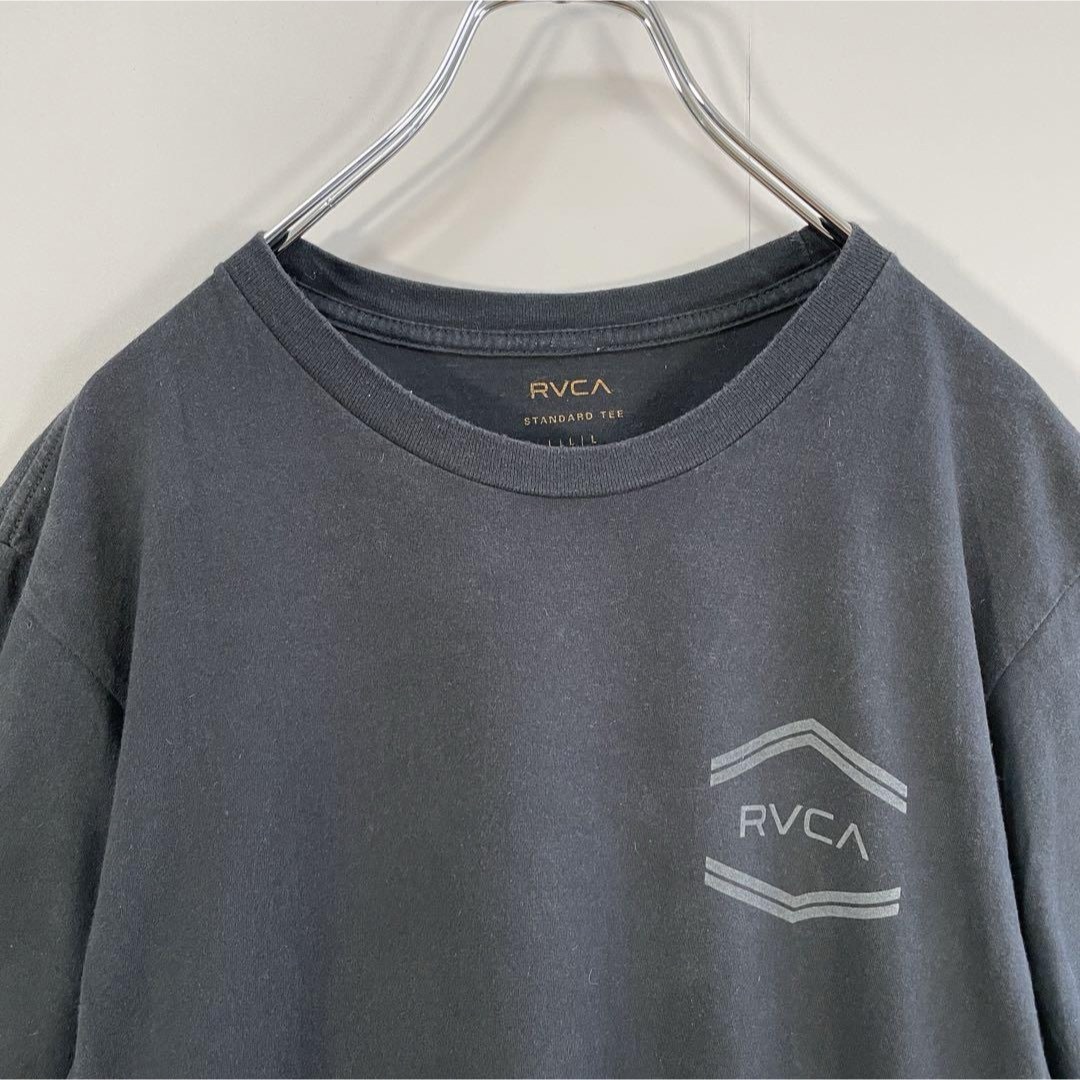 RVCA(ルーカ)の【メキシコ製、背面バックプリント】RVCAルーカ古着ビックロゴTシャツ黒sk8 メンズのトップス(Tシャツ/カットソー(半袖/袖なし))の商品写真