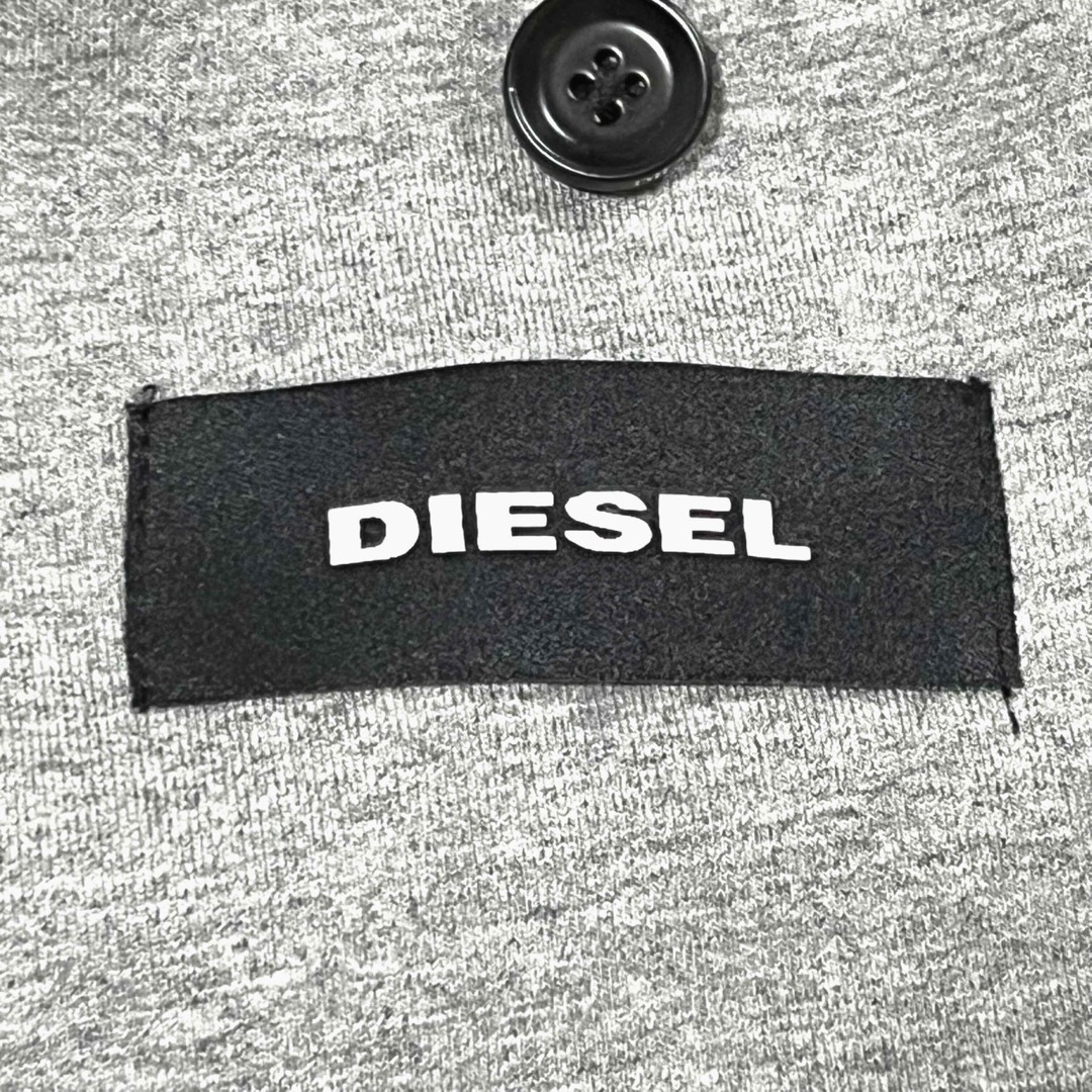 DIESEL(ディーゼル)の美品　ディーゼル　スーツ　セットアップ　スウェット　伸縮性　グレー　青　L メンズのスーツ(セットアップ)の商品写真