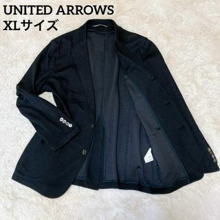 ユナイテッドアローズ(UNITED ARROWS)の美品 大きいサイズ ユナイテッドアローズ  アンコンジャケット XLサイズ(テーラードジャケット)