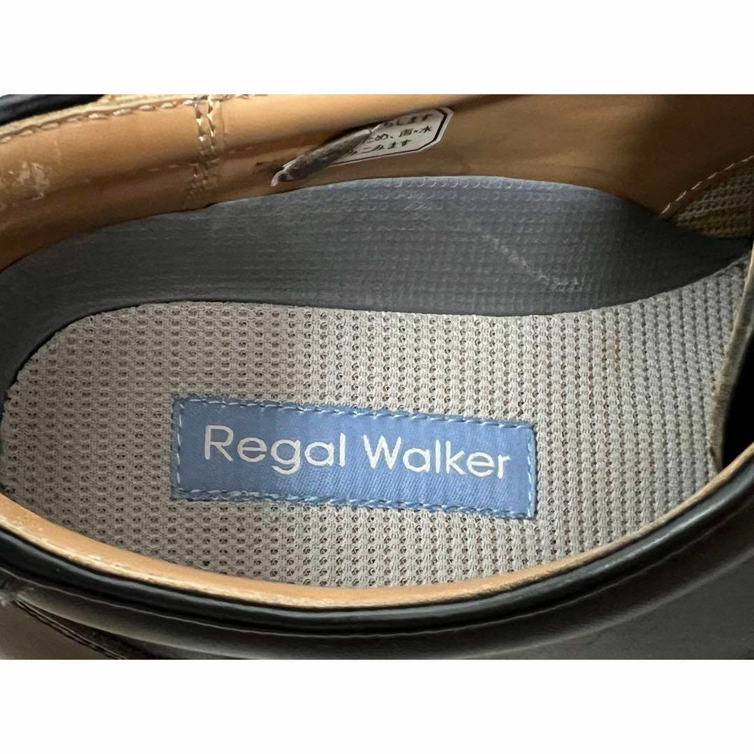 Regal Walker（REGAL CORPORATION）(リーガルウォーカー)の美品 REGAL WALKER 24.5 レザーウイングチップシューズ ビジネス メンズの靴/シューズ(ドレス/ビジネス)の商品写真