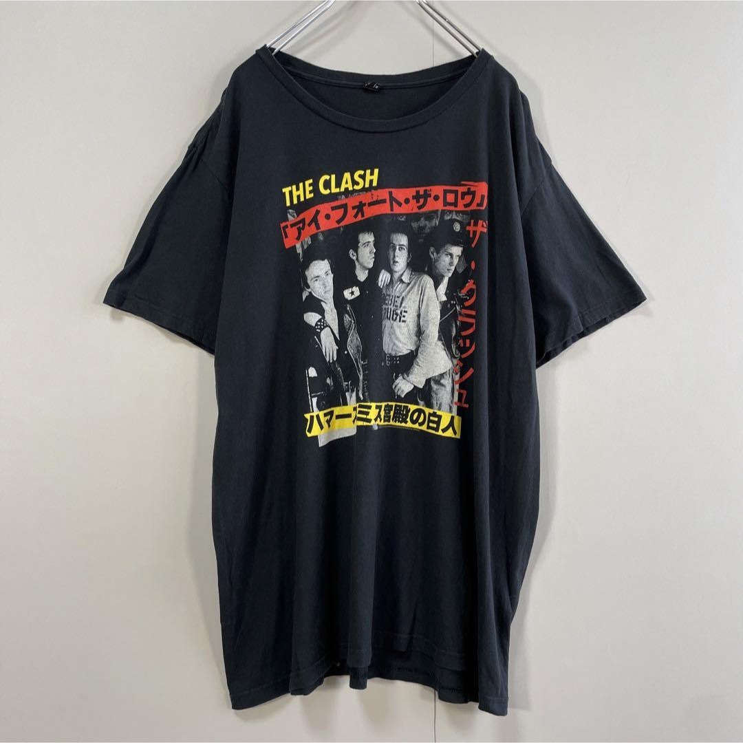 【バンドTシャツ】THE CLASH アイ・フォート・ザ・ロウ古着パンク2XL メンズのトップス(Tシャツ/カットソー(半袖/袖なし))の商品写真