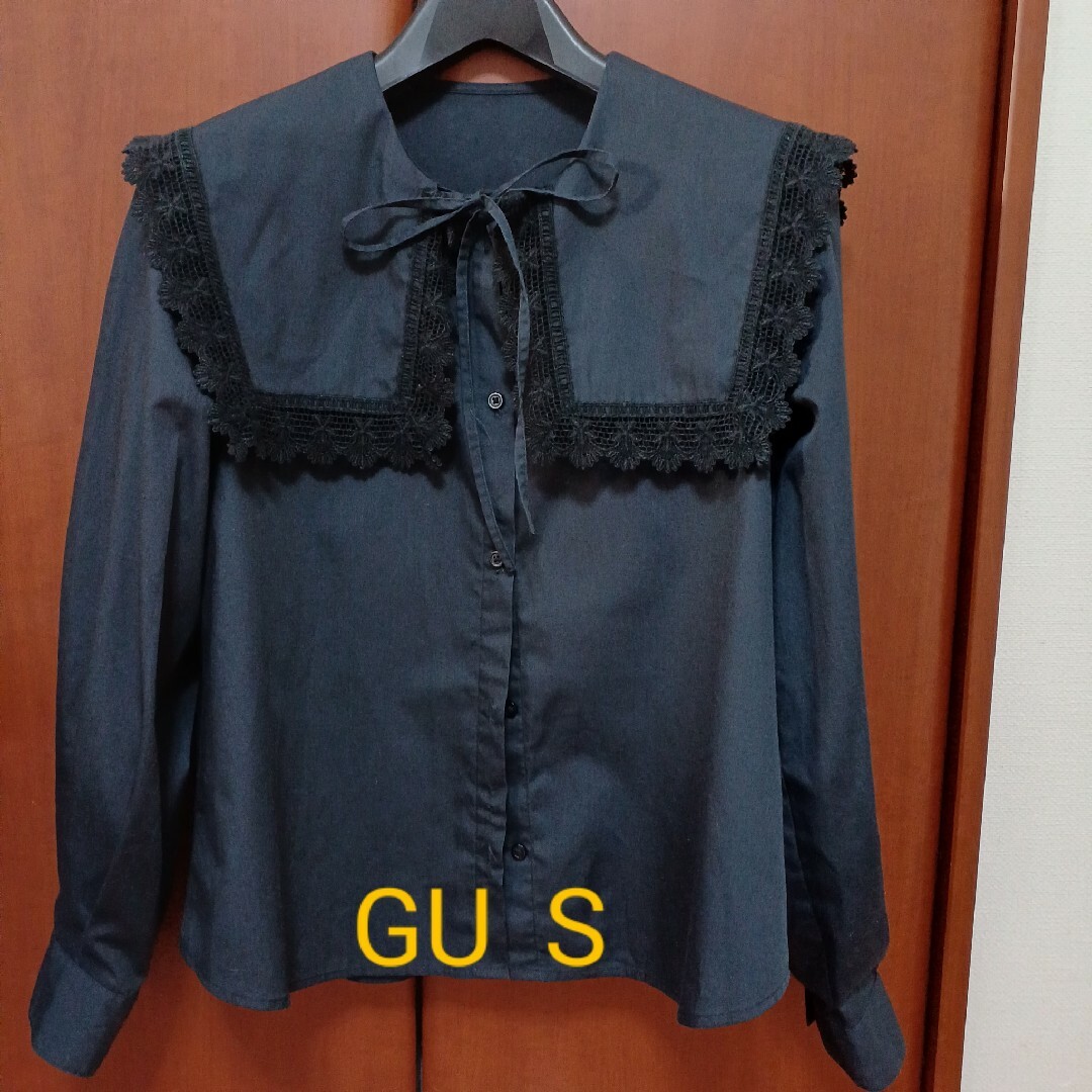 GU 長袖ブラウスSサイズ レディースのトップス(シャツ/ブラウス(長袖/七分))の商品写真