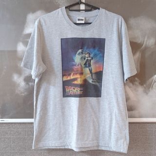 BACK TO THE FUTURE  ポスタープリントTシャツ(Tシャツ(半袖/袖なし))