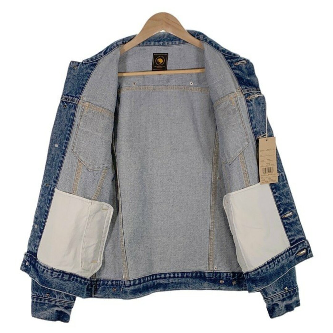 RATS(ラッツ)のRATS ラッツ 24SS 3RD TYPE PRINT DENIM JACKET サードタイプ プリントデニムジャケット インディゴ Size L メンズのジャケット/アウター(Gジャン/デニムジャケット)の商品写真