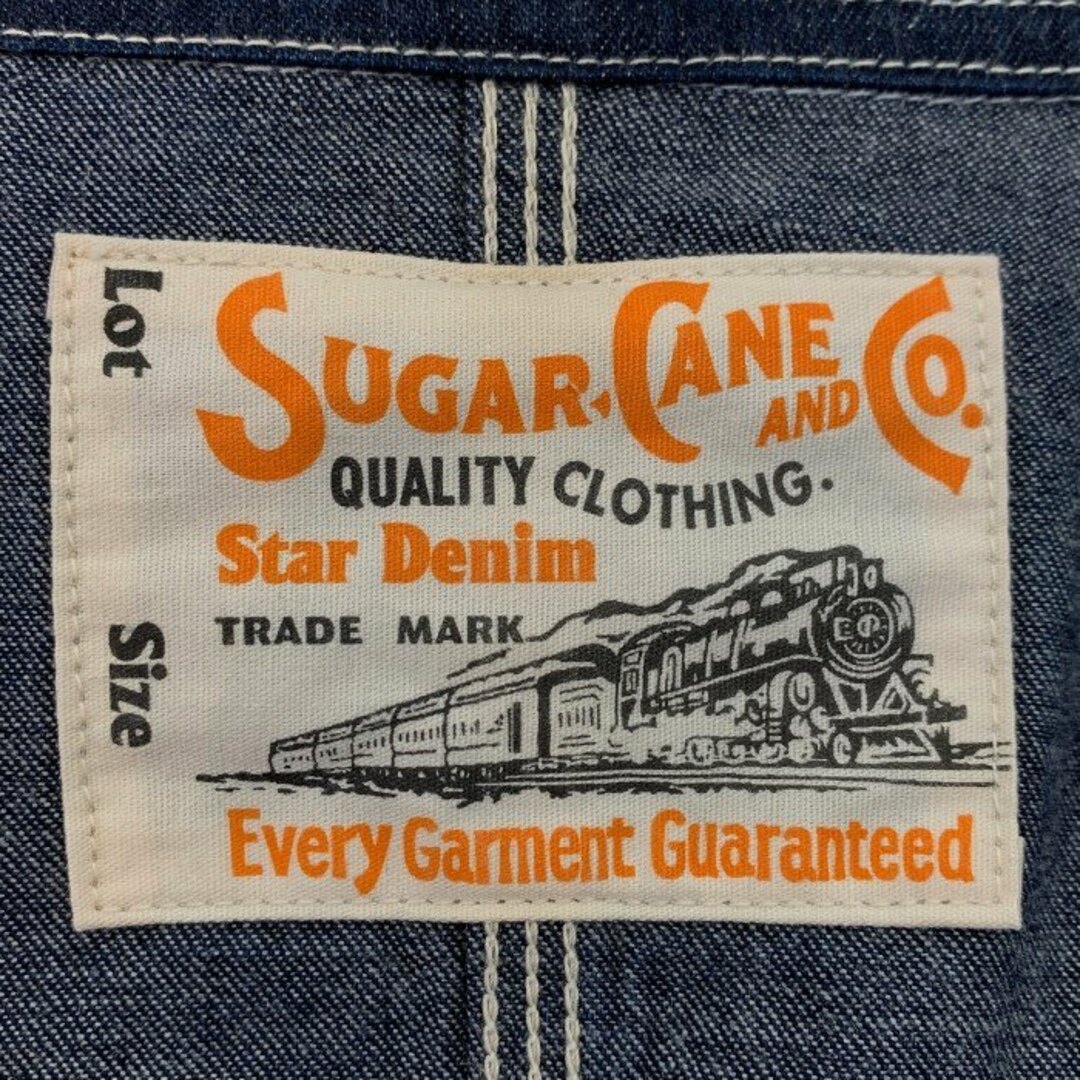 Sugar Cane(シュガーケーン)のSUGAR CANE シュガーケーン デニムカバーオール インディゴ Leeタイプ Size 38 相当 メンズのジャケット/アウター(Gジャン/デニムジャケット)の商品写真