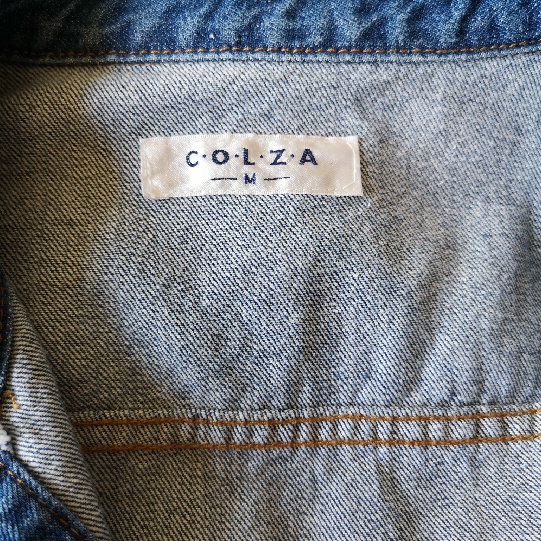 COLZA(コルザ)の【美品】C O L Z A　デニム　Gジャン　デニムジャケット　Mサイズ レディースのジャケット/アウター(Gジャン/デニムジャケット)の商品写真