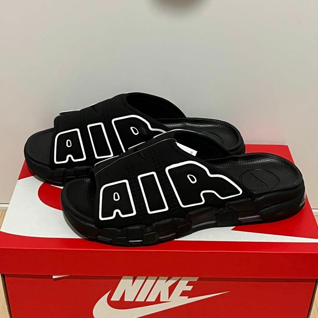 NIKE(ナイキ)の【新品31】Nike Air More Uptempo Slide Black メンズの靴/シューズ(サンダル)の商品写真