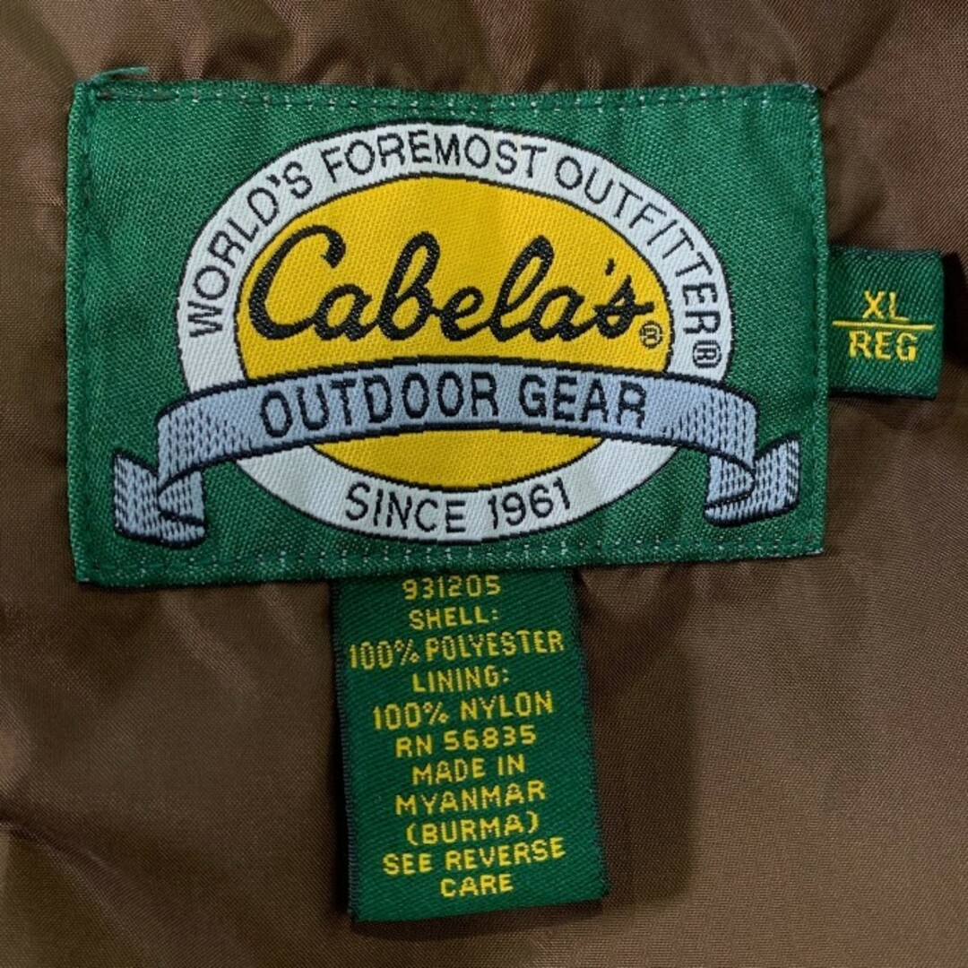 90's Cabela’s カベラス リアルツリー マウンテンパーカー ジャケット フード欠品 Size XL メンズのジャケット/アウター(マウンテンパーカー)の商品写真