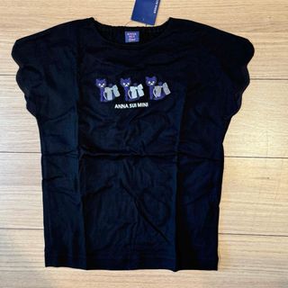 アナスイミニ(ANNA SUI mini)の新品　新品★アナスイミニ  ねこ三匹刺しゅうTシャツ(Tシャツ/カットソー)