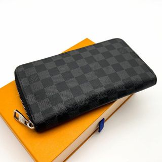 ルイヴィトン(LOUIS VUITTON)の【極美品】ルイヴィトン　ジッピーオーガナイザー　ダミエグラフィット　長財布　黒(長財布)