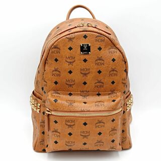 エムシーエム(MCM)のMCM エムシーエム ヴィセトス リュック バックパック ブラウン スタッズ(リュック/バックパック)