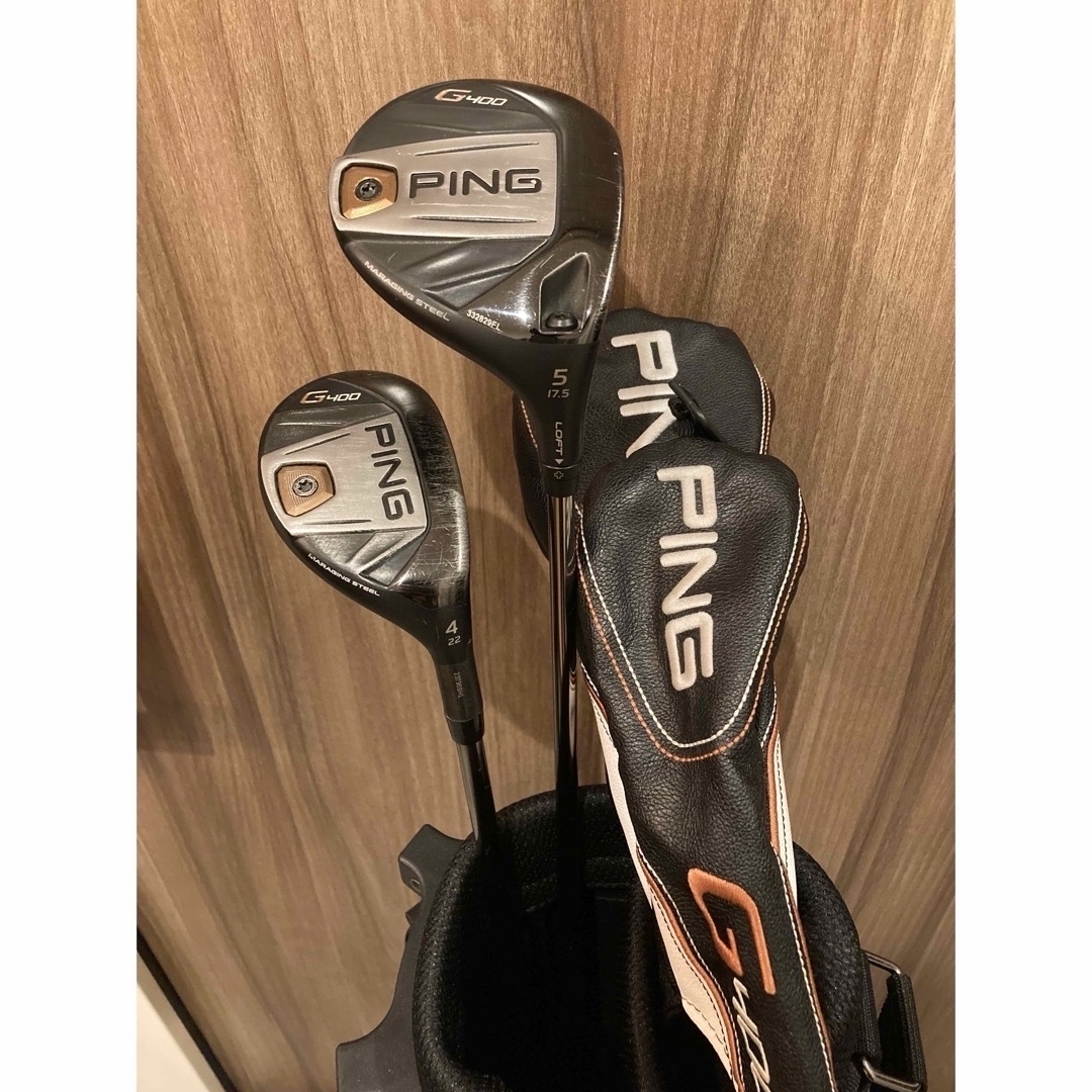 PING(ピン)のPING G400 5w 17.5° 4u  22° 2本セット スポーツ/アウトドアのゴルフ(クラブ)の商品写真