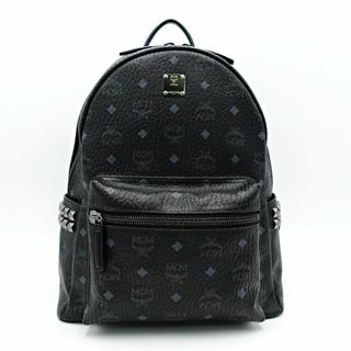 エムシーエム(MCM)のMCM エムシーエム ヴィセトス リュック バックパック スタッズ ブラック(リュック/バックパック)