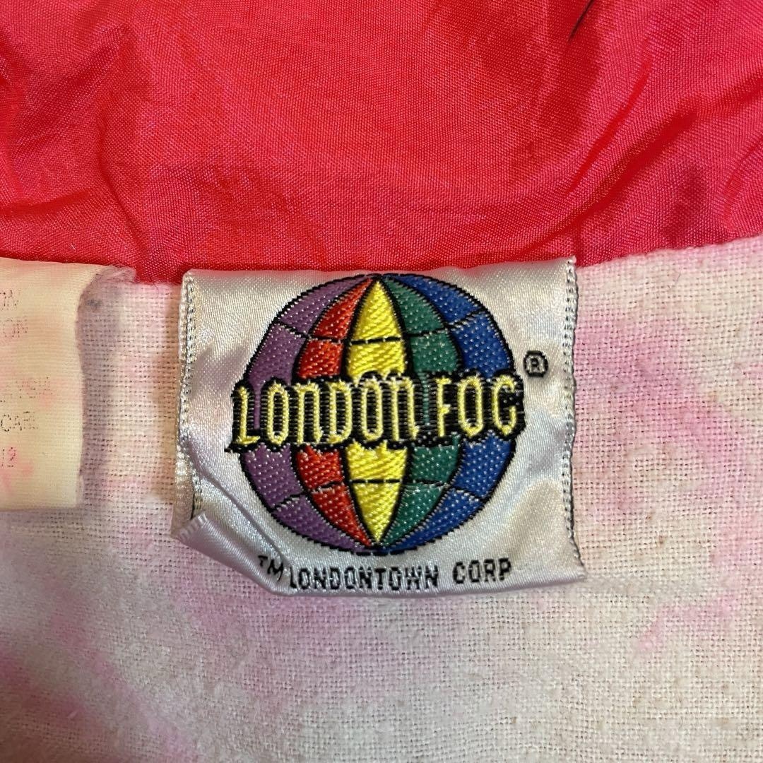 LONDONFOG(ロンドンフォグ)の【マルチカラー、ナイロンジャケット】LONDON FOG 90sヒッピー古着 メンズのジャケット/アウター(ナイロンジャケット)の商品写真