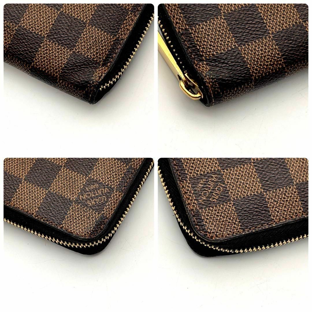 LOUIS VUITTON(ルイヴィトン)のルイヴィトン ダミエ 長財布 茶色 ジッピーウォレット 男女兼用 メンズのファッション小物(長財布)の商品写真