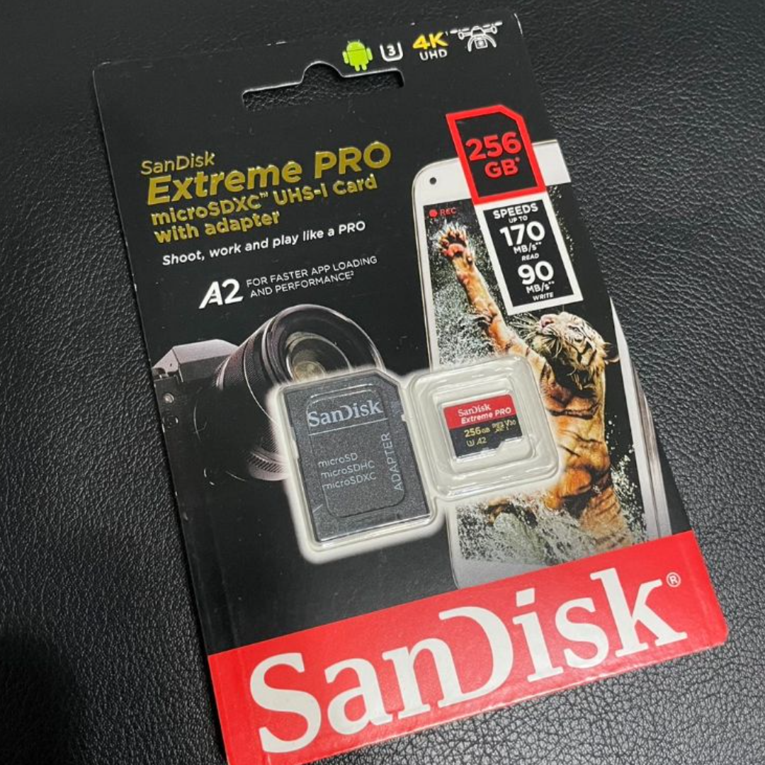 SanDisk(サンディスク)の新品 microSDカード 256GB SanDisk Extreme Pro スマホ/家電/カメラのPC/タブレット(PC周辺機器)の商品写真