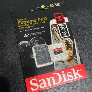 サンディスク(SanDisk)の新品 microSDカード 256GB SanDisk Extreme Pro(PC周辺機器)