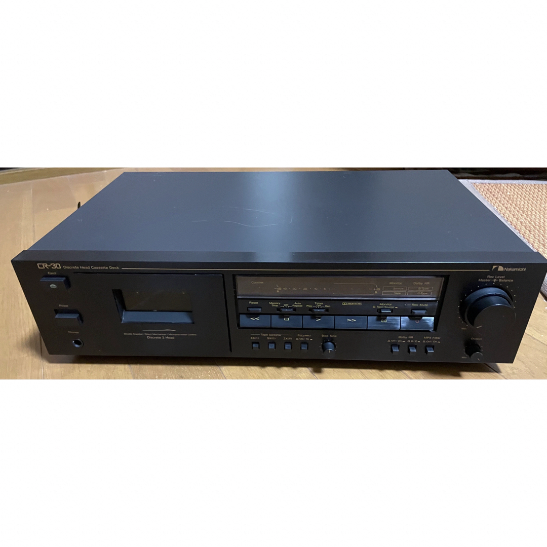 Nakamichi CR-30 3ヘッドシステムのナカミチ伝統のカセットデッキ。 エンタメ/ホビーのトレーディングカード(その他)の商品写真