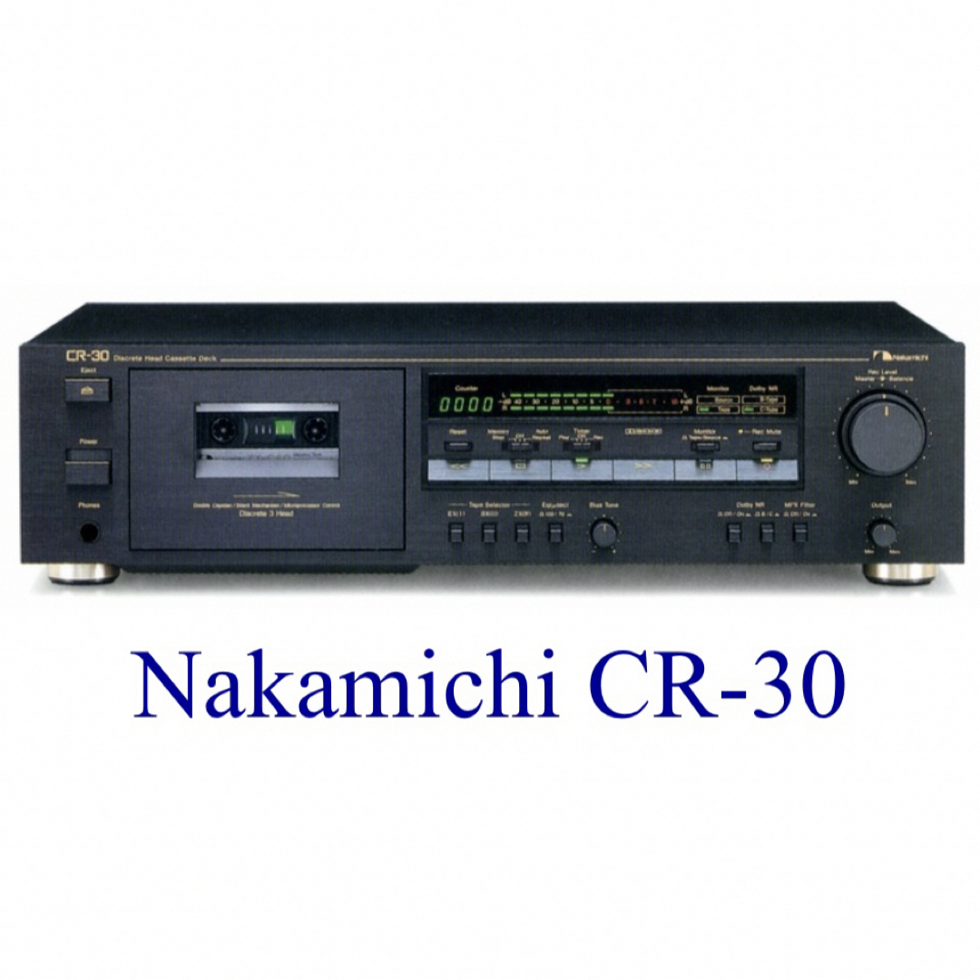 Nakamichi CR-30 3ヘッドシステムのナカミチ伝統のカセットデッキ。 エンタメ/ホビーのトレーディングカード(その他)の商品写真