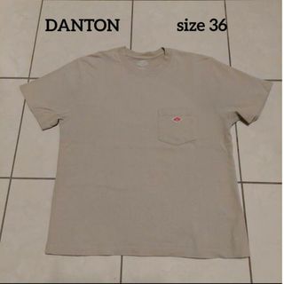 DANTON - DANTON ダントン ポケットTシャツ  size36