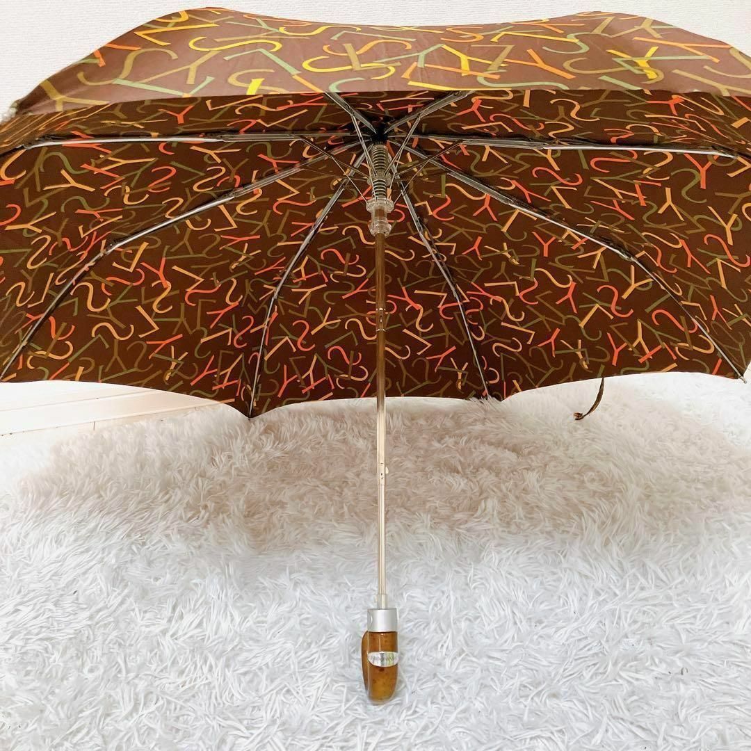 【高級美品】イブサンローラン カサンドラ アンブレラ 折りたたみ傘 アンブレラ レディースのファッション小物(傘)の商品写真